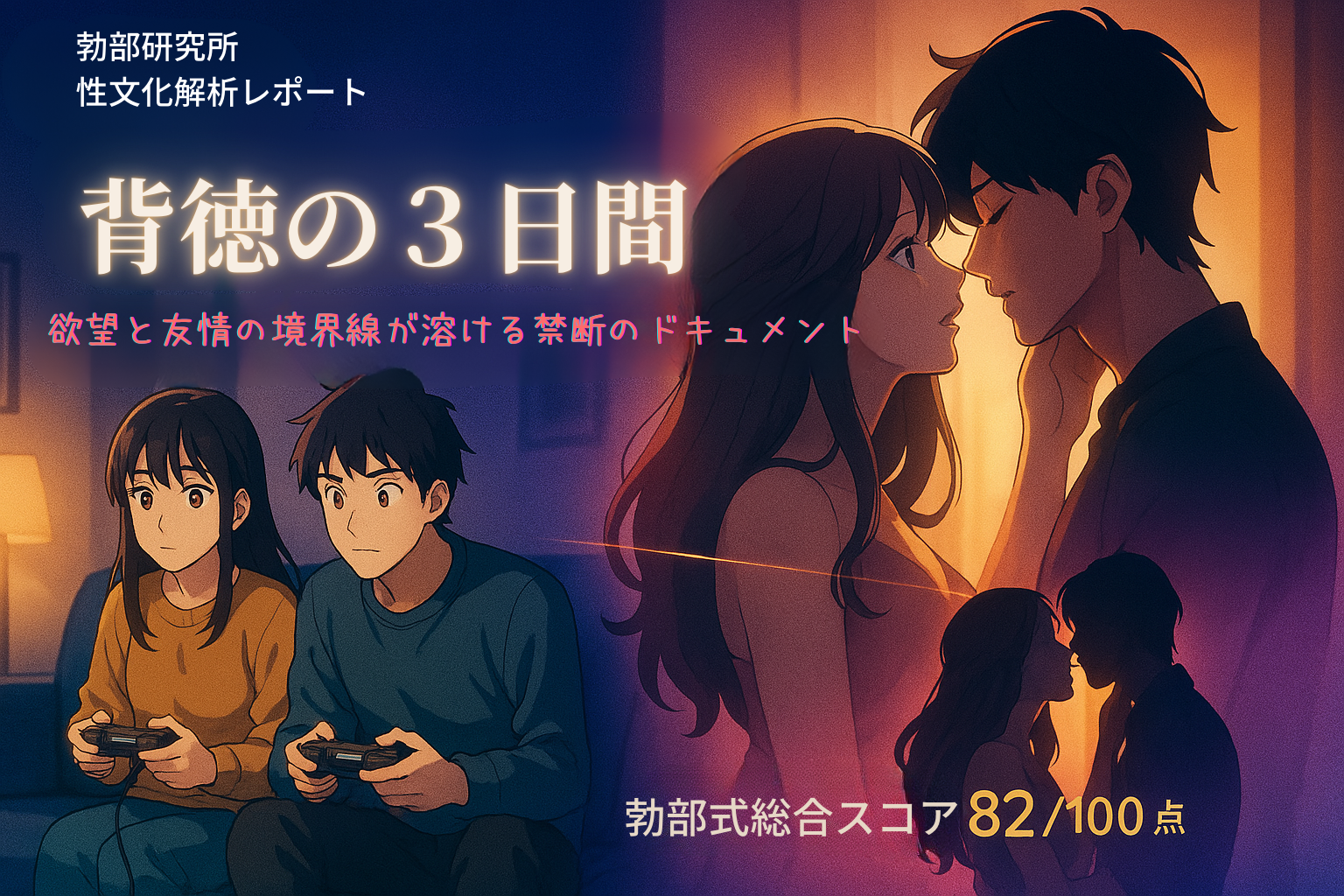 【背徳の3日間】欲望と友情の境界線が溶ける、リアルすぎる禁断NTRドキュメント 麻里梨夏×富田優衣